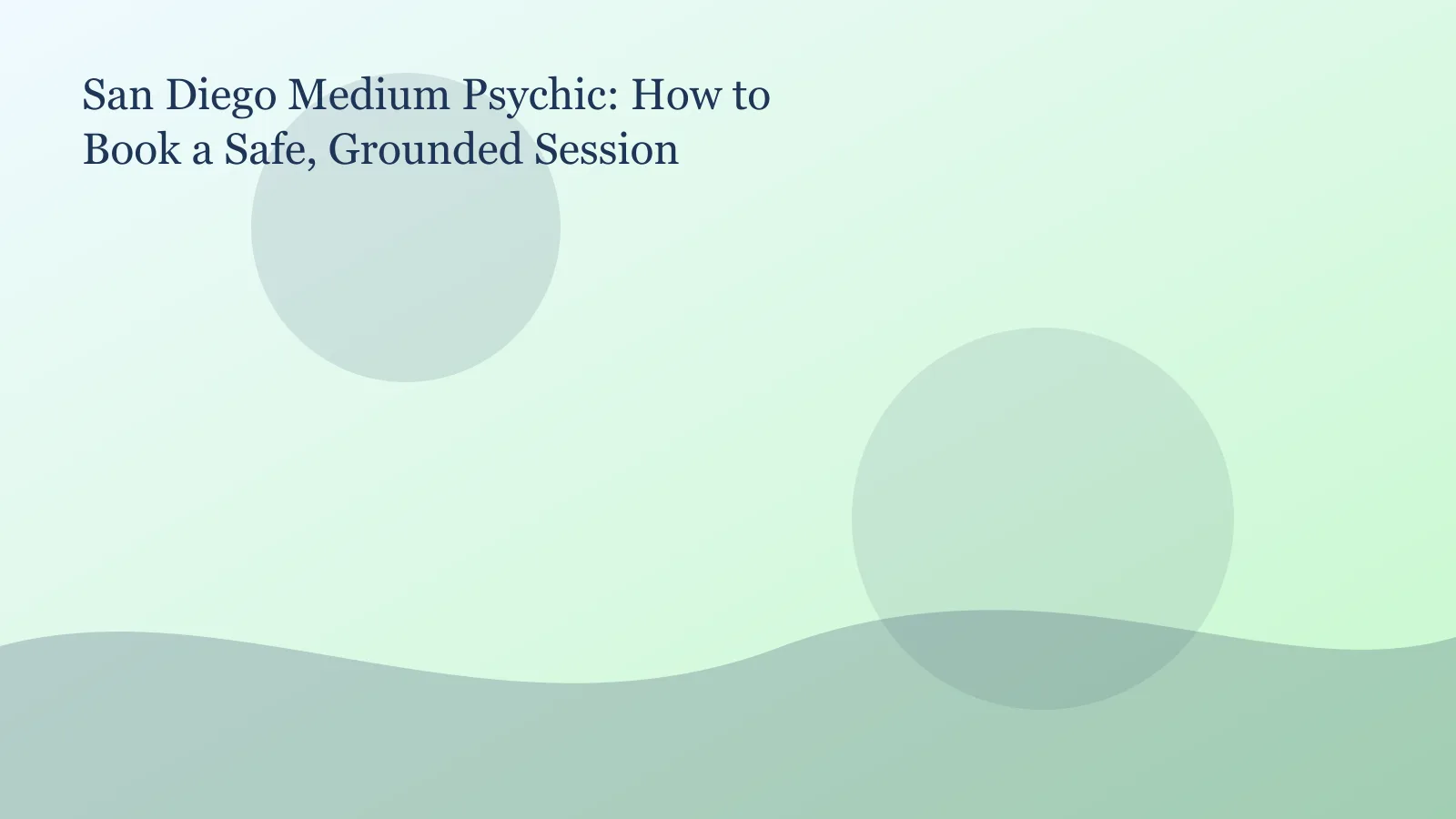 Medium for Hire: Parties and Events service